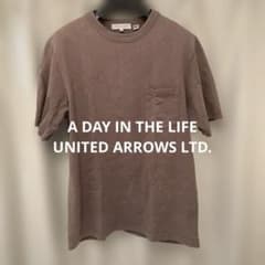 A DAY IN THE LIFE ポケットTシャツ ブラウン L