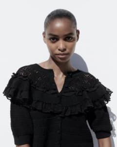 ZARA♡レースニットトップスのサムネイル