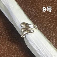 シルバーリング　9号　925 silver　昭和レトロのサムネイル