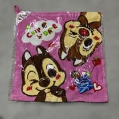 칩과 데일 디즈니 루프가있는 핸드 타월