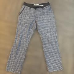 MARK & LONA 幾何学模様パンツ Lサイズ ネイビー系 - メルカリ