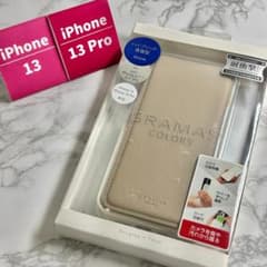 新品開封済 本革 iPhone13/13Pro 背面ケース耐衝撃 ブラックのサムネイル