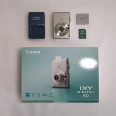 Canon IXY DIGITAL 60 PC1158 Silver Digital Camera