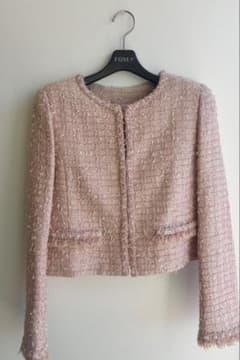 ☆FOXEY BOUTIQUE ツィードジャケット　ピンク【サイズ４２・希少】のサムネイル