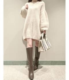 SNIDEL ラクーンミニニットワンピースのサムネイル