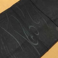青 羽織 透け素材のサムネイル