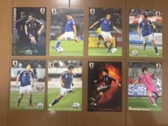 サッカー日本代表 カルビーカード 8枚セット 2011年 2013年のサムネイル