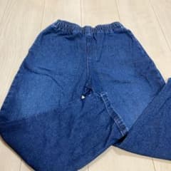 GU シェフパンツ　デニム　130㎝のサムネイル