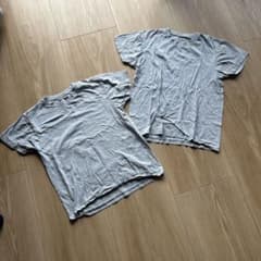 グンゼ 半袖Tシャツ グレー 2枚セット Lサイズのサムネイル