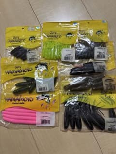 Gary Yamamoto ファットイカ入り　ソフトルアー8点セットのサムネイル