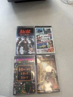 PSP ソフト 4本セット まとめ売りUMD付いてますのサムネイル