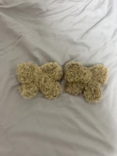 ベージュ　リボンチャームセットのサムネイル