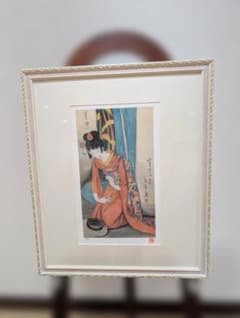 竹久夢二 ジークレー 星まつり 外寸法572×480×15㎜画寸350×198