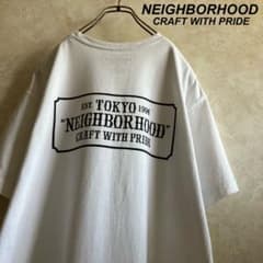 ネイバーフッド クラシックボックスロゴ 刺繍ロゴtシャツ 白 L - メルカリ