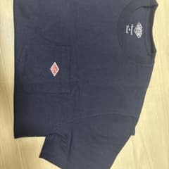 DANTON Tシャツ ネイビー　レディース　36のサムネイル