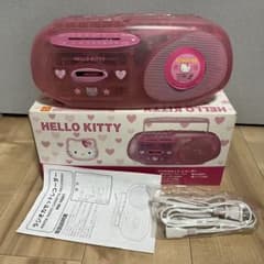 Hello Kitty RM-120KT クリアピンク　ラジカセ　ハローキティ Hello Kitty RM-120KT クリアピンク ラジカセ ハローキティ - メルカリ