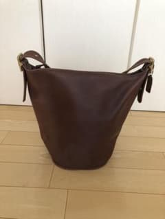 かっぱ様専用　OLD COACH バケツ　ダークブラウンのサムネイル