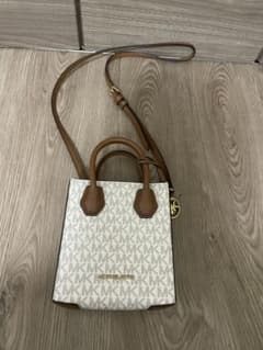 Michael Kors ショルダーバッグ ホワイト/ブラウンのサムネイル