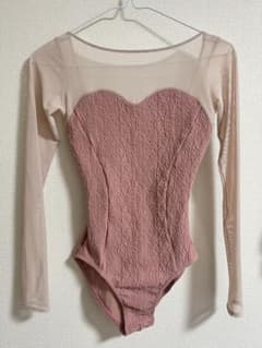 【美品】Nela Line チャコットバレエレオタード 長袖 ダスティピンクS 美品】Nela Line チャコットバレエレオタード 長袖 ダスティピンクS