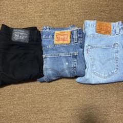 Levi's デニム　ストレート3本セット　W31 L32 お買い得のサムネイル