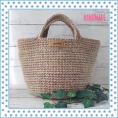 ＊ハンドメイド＊麻紐バッグ＊麻ひもバッグ＊カラフルのサムネイル
