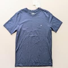 Calvin Klein スリープウエア Tシャツ ネイビー Sサイドロゴ 速乾