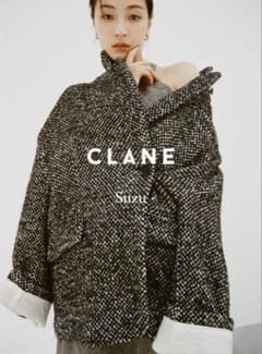 CLANE Suzu MIX COLOR OVER COAT／ブラックのサムネイル