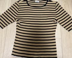 FOXEY BOUTIQUE ボーダー リブニット トップスのサムネイル