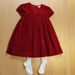 ★ココ様専用★　ラルフローレン　ワンピース24m＆白タイツ(プチバトー)のサムネイル