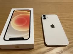 iPhone 12 mini ホワイト 256 GB SIMフリー 美品のサムネイル