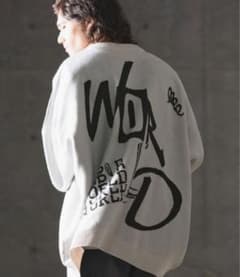 新品】GLIMCLAP Logo oversized sweater ニットL - メルカリ
