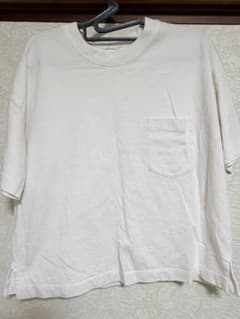 ポケット付き 半袖Tシャツ ホワイト Mサイズのサムネイル