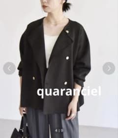 quarancielシップス 美品 金ボタン ノーカラージャケット quarancielシップス 美品 金ボタン ノーカラージャケット - メルカリ