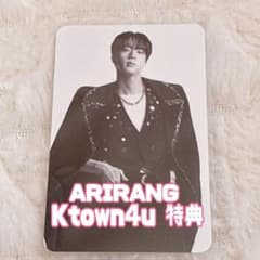 韓国限定 ジン JIN トレカ BTS ARIRANG Ktown4u 特典 - メルカリ