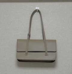 スクエア ハンドバッグ ショルダー グレージュのサムネイル