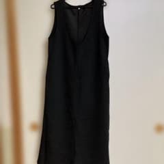 ブラック サロペット オールインワン　M