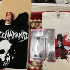 ブル中野 ソフビ フィギュア 、Tシャツ黒、ブル中野Tシャツ白、缶コーヒーセットのサムネイル