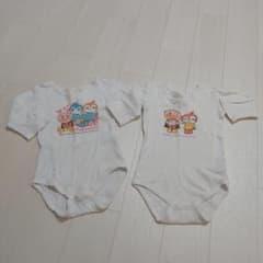 アンパンマン ベビー肌着セット2枚組　ロンパース　長袖のサムネイル