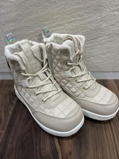 【新品】algy スノーブーツ ベージュ　20のサムネイル