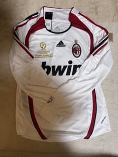 -週末-限定値下げ中【長袖】ACミラン 06-07シーズン adidas正規品 アディダス) adidas/13/14ACミラン/ホーム/半袖/本田/セリエA+BE7+IL