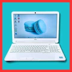 大容量 i5 8GB Windows11 ブルーレイ カメラ ノートパソコン 白 - メルカリ