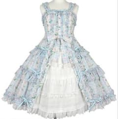 Secret Daisy Garden ジャンパースカート　サックス　ギンガム Secret Daisy Garden ジャンパースカート サックス ギンガム - メルカリ