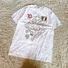 希少 メキシコ製 サッカー 鷲 ビッグプリント Tシャツ ホワイト 10番 M
