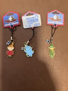 ムーミンキャラクター ストラップ 3個セットのサムネイル