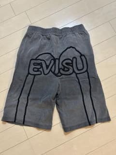 EVISU スウェット ハーフパンツ グレー Mのサムネイル