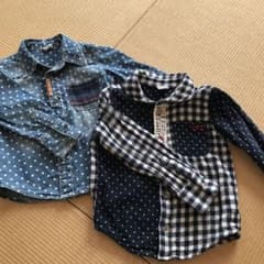 シャツ　2着セット　100  110  おまけ付きのサムネイル