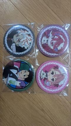 キャラクター缶バッジ4個セットのサムネイル