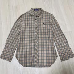 Burberry バーバリー ノバチェック ホースロゴ刺繍 シャツ 三陽商会