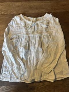 ZARA Girls ブラウス ホワイト 116cmのサムネイル