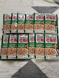 値下げ　いなば　犬用　総合栄養食　低脂肪　とりささみ&緑黄色野菜　80g 12個のサムネイル
